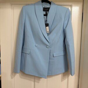 NEW with Tags BCBGMAXAZRIA Blue Double Breasted Jacket sz 6